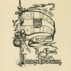 Ex libris - Karl Emich Graf zu Leiningen-Westerburg