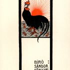 Ex libris - Biró Sándor könyve