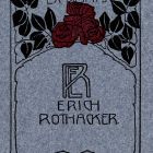 Ex libris - Erich Rothacker