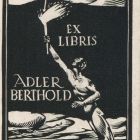 Ex libris - Adler Berthold