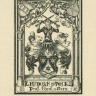 Ex libris - Rudolf Steck - Prof. Theol. in Bern.