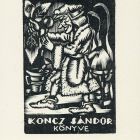 Ex libris - Koncz Sándor könyve