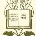 Ex libris - Rosa Knab