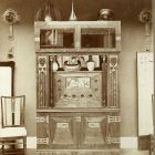 Kiállításfotó - szalonszekrény az 1906. évi milánói világkiállításon