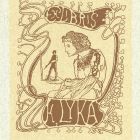 Ex libris - K. Lyka (Lyka Károly)