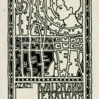 Ex libris - Waldmann F. Kálmán