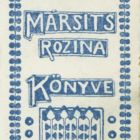 Ex libris - Mársits Rozina könyve