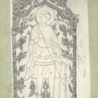 Illuisztráció - antipendium részlete,Szent Krizogonosz. XVI. század eleje