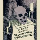 Ex libris - dr. Colomanus Nappendruck