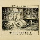 Ex libris - Hattie Burrell