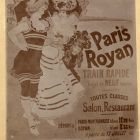 Terv - „Chemin de fer de l'État - Paris Royan” c. utazási plakáthoz