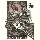 Alkalmi grafika - PF 1976 (1978!) J. M. Belder