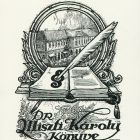 Ex libris - Dr. Miszti Károly könyve