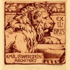 Ex libris - Emil Löwenstein