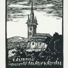 Ex libris - vizkeleti Dr. Arady Kálmán