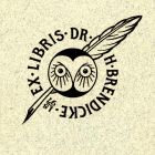 Ex libris - Dr. H. Brendicke