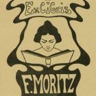 Ex libris - F. Moritz (ipse?)