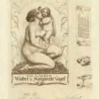 Ex libris - Walter u. Margarete Vogel