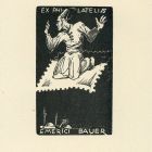 Ex libris - Ex philatelis Emerici Bauer