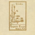 Ex libris - Marguerite Elwood (ipse)