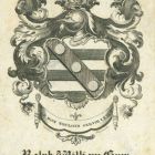 Ex libris - Ralp William Grey címeres