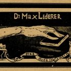 Ex libris - Dr. Max Lederer