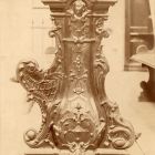 Fénykép - templomi pad részlete, készítette: Johann Baptist Straub, Augustinerkirche, XVIII. sz