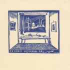 Ex libris - Heimann Pál