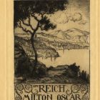Ex libris - dr. Reich Milton Oscar