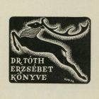 Ex libris - dr. Tóth Erzsébet