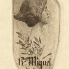 Ex libris - R. Miquel