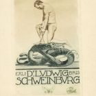 Ex libris - dr. Ludwig Schweinburg