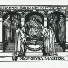 Ex libris - Prof. Geysa Marton