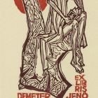 Ex libris - Demeter Jenő