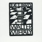 Ex libris - Walter Mihály