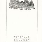 Ex libris - Szabados Béluska