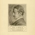 Ex libris - Bankfuldmaegtig O. I. Larsen