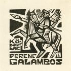 Ex libris - Galambos Ferenc könyve