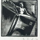 Ex libris - RT (monogram, Roncsik Tibor)