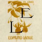 Ex libris - Edmund Lange