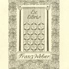 Ex libris - Franz Weber