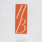 Ex libris - H B