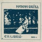 Ex libris - Hanna Brüll