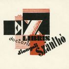 Ex libris - doctoris Dionysii Szánthó