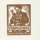 Ex libris - Sárdy Endre Pécs Scitovszky tér 1.