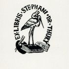 Ex libris - Stephani Dr Thury