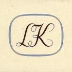 Terv - monogram: L.K.