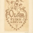 Ex libris - Oláh Évike könyve