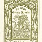 Ex libris - Georg Starke, Goerlitz