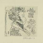 Ex libris - Juhan Peegel (Puskin)